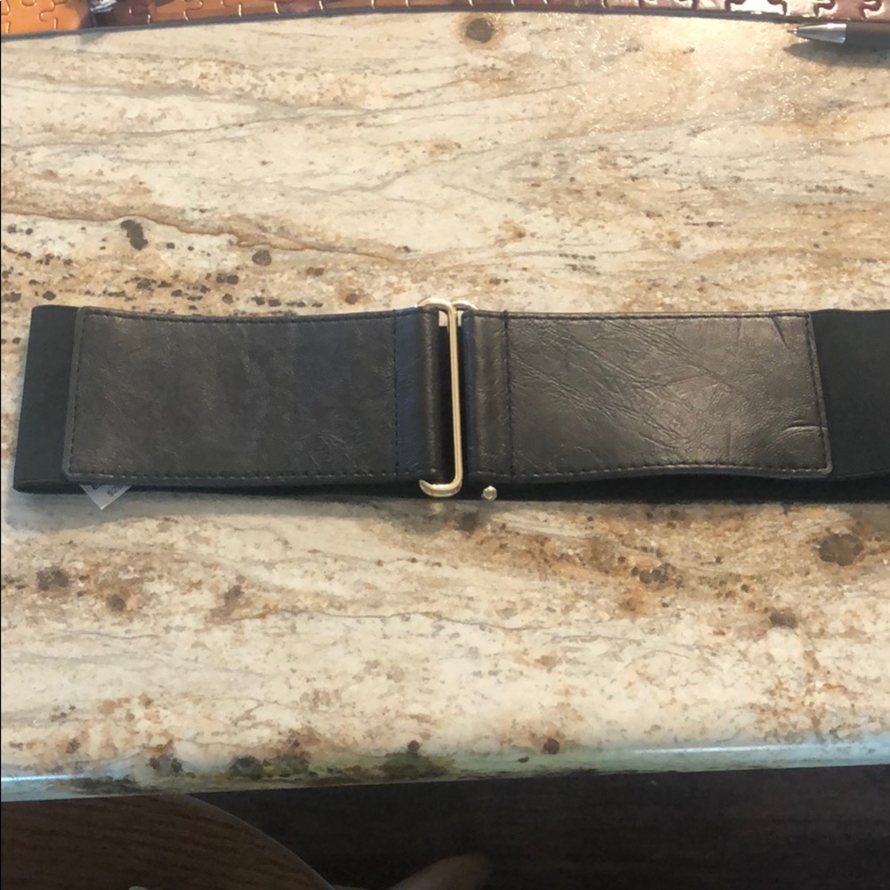 Black Express stretchy belt- never worn